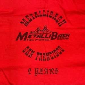 Rare vintage 2002 Metallica Metallibash Metclub fan club exclusive 2X